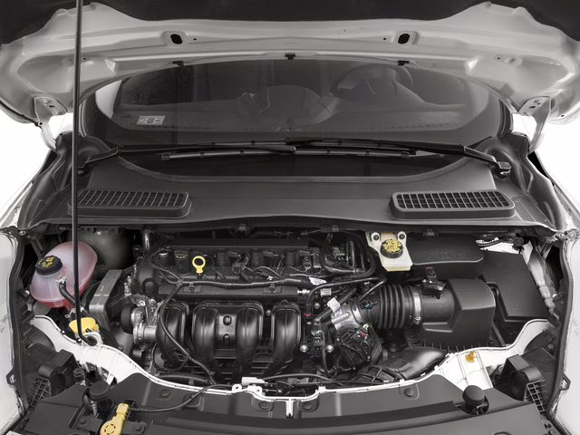 2017 White Gold Metallic Ford Escape S FWD SUV