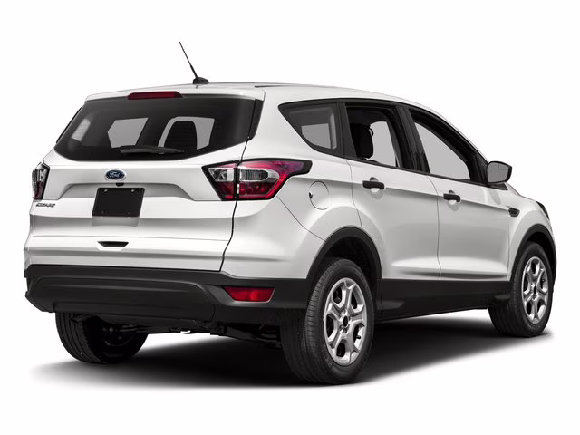 2017 White Gold Metallic Ford Escape S FWD SUV