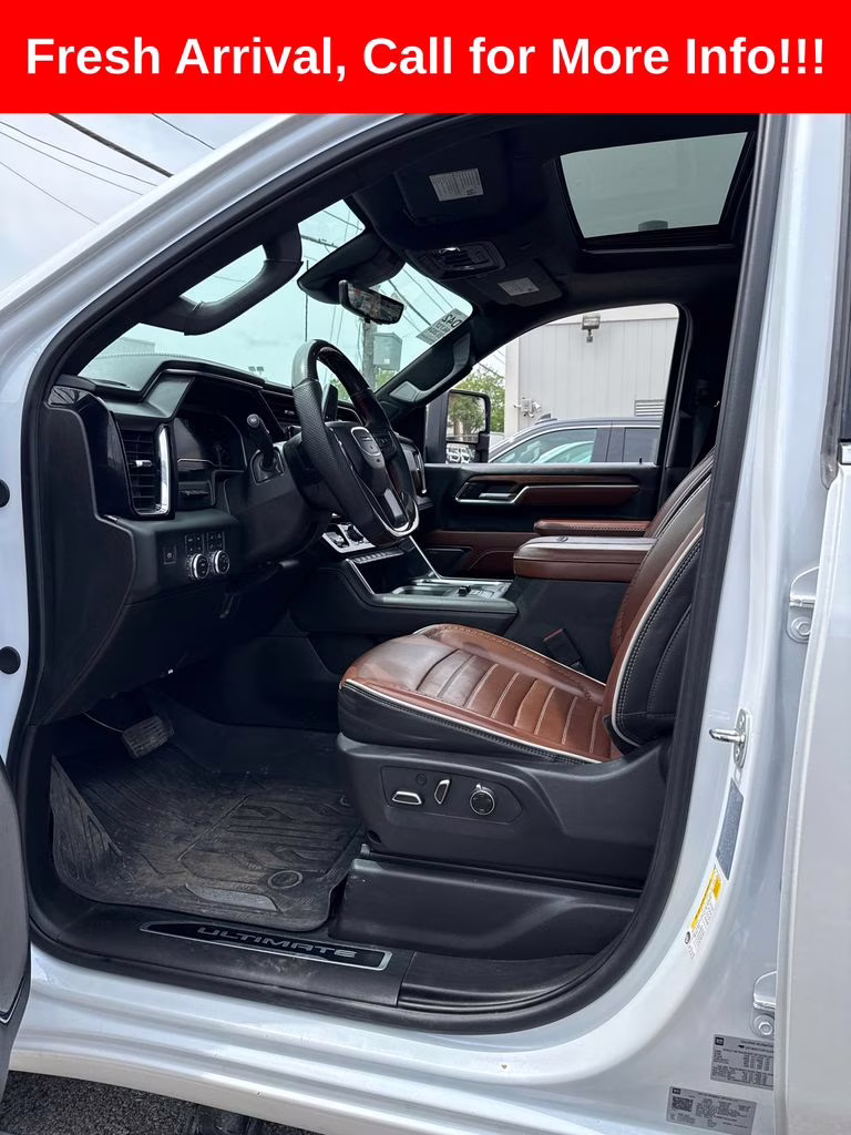 2024 White Frost Tricoat GMC Sierra 2500HD Denali Ultimate 4X4 Truck
