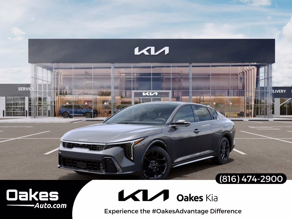 2026 Steel Gray Kia K4 GT-Line Turbo FWD Sedan