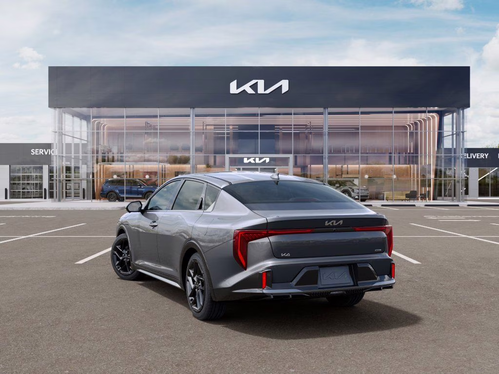 2026 Steel Gray Kia K4 GT-Line Turbo FWD Sedan