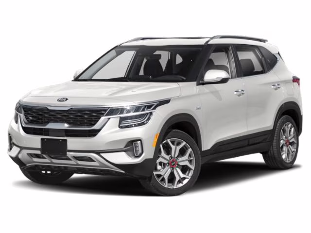 2021 Snow White Pearl Kia Seltos SX AWD SUV