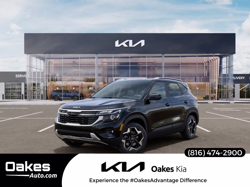2026 Fusion Black Kia Seltos S AWD SUV