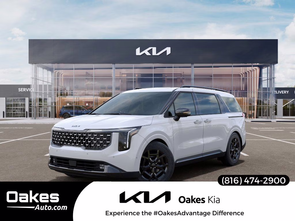 2026 Snow White Pearl Kia Carnival Hybrid SX Prestige FWD Van