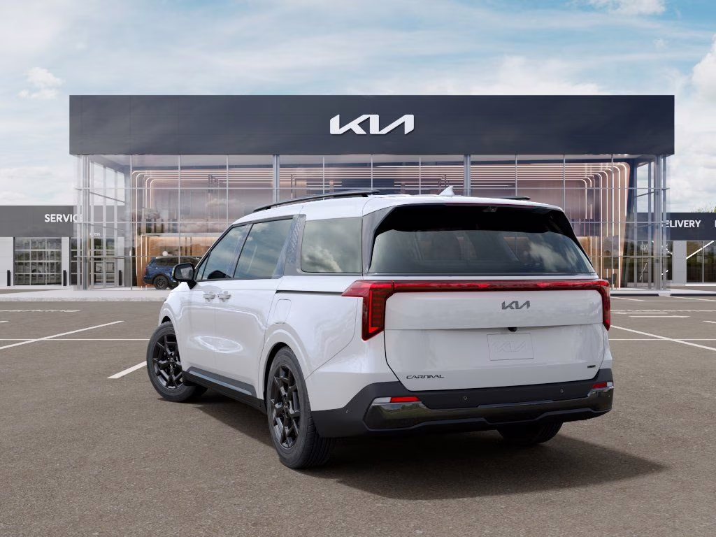 2026 Snow White Pearl Kia Carnival Hybrid SX Prestige FWD Van