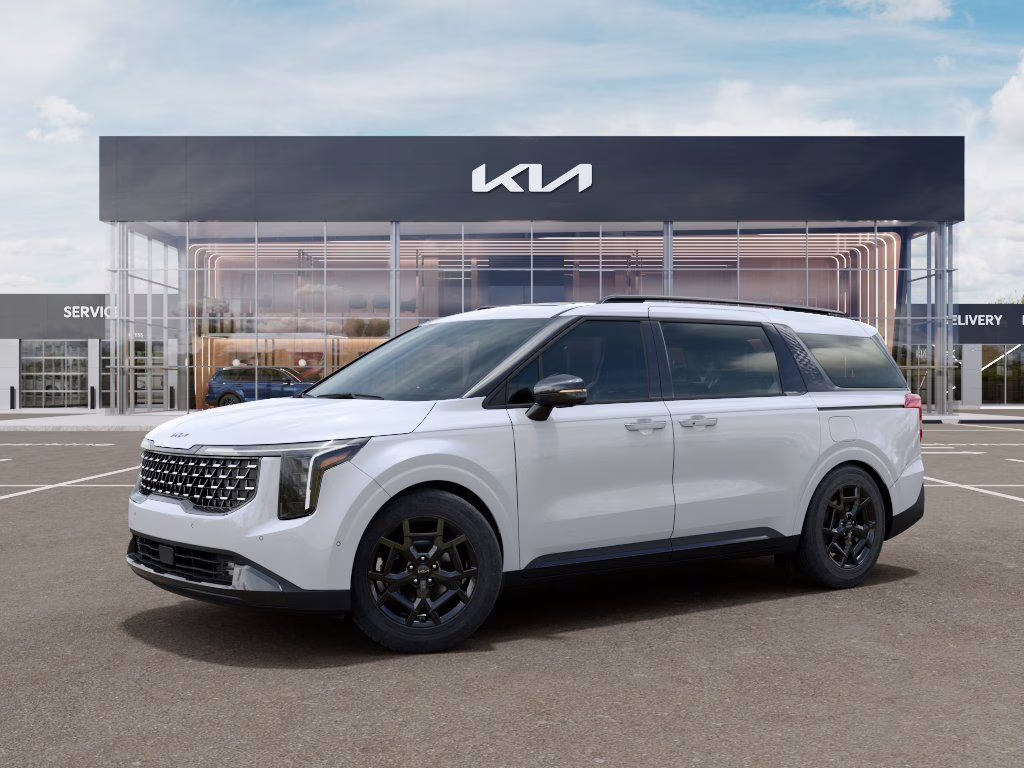 2026 Snow White Pearl Kia Carnival Hybrid SX FWD Van