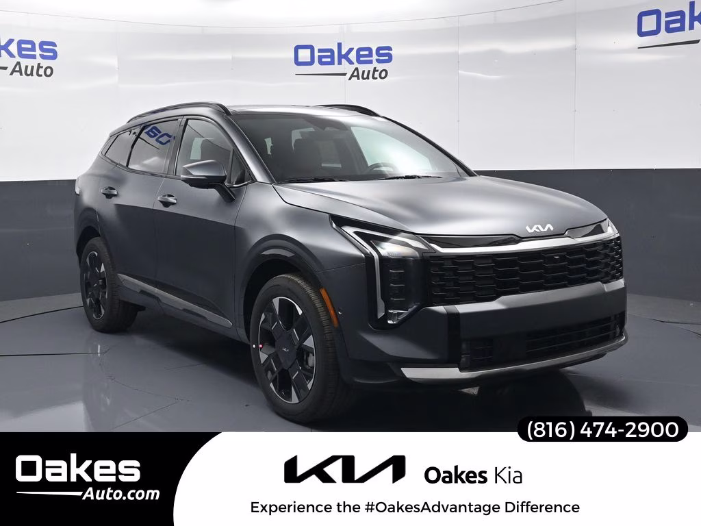 2026 Shadow Matte Gray Kia Sportage Hybrid SX-Prestige AWD SUV