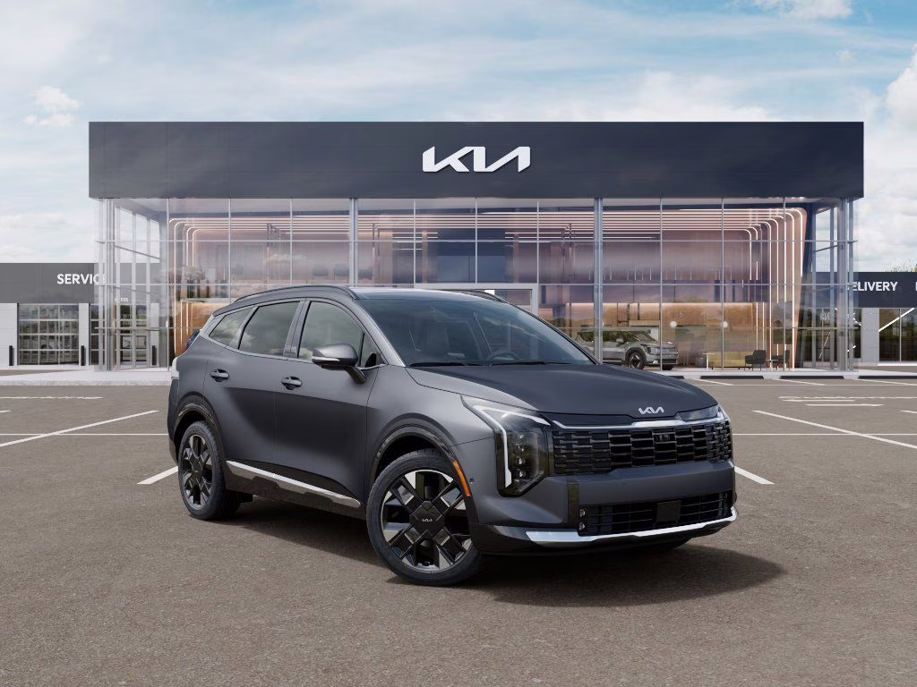 2026 Shadow Matte Gray Kia Sportage Hybrid SX-Prestige AWD SUV