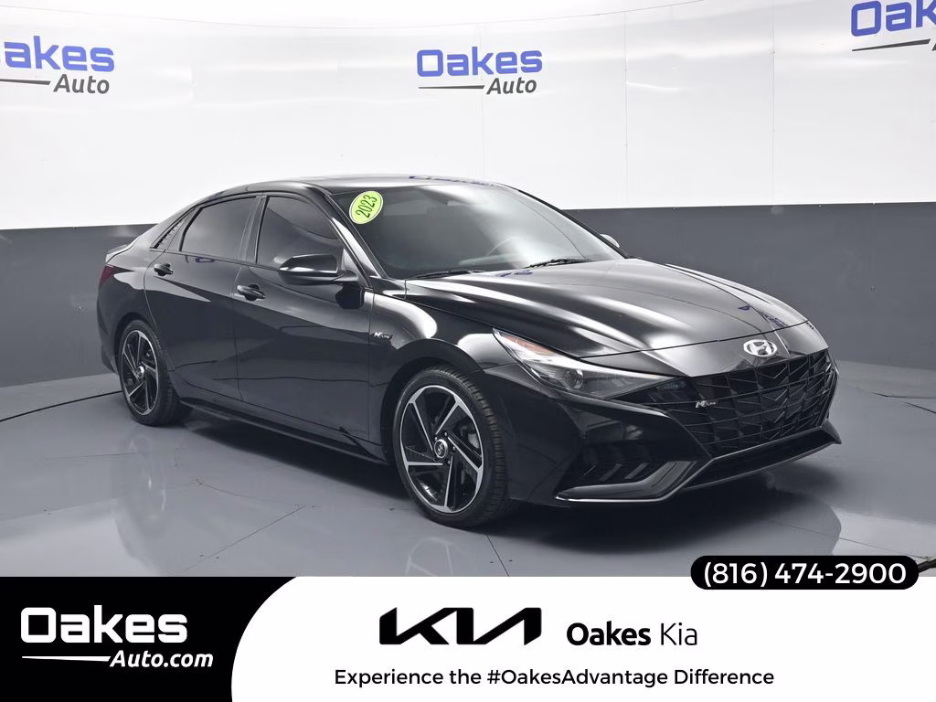 2023 Phantom Black Hyundai Elantra N Line FWD Sedan