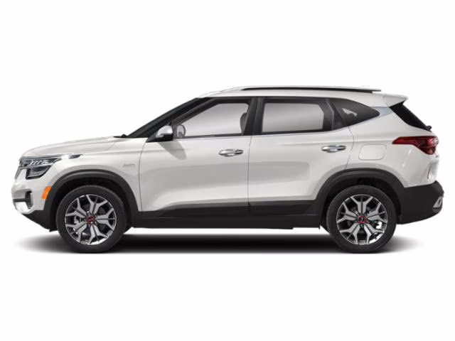 2021 Snow White Pearl Kia Seltos SX AWD SUV