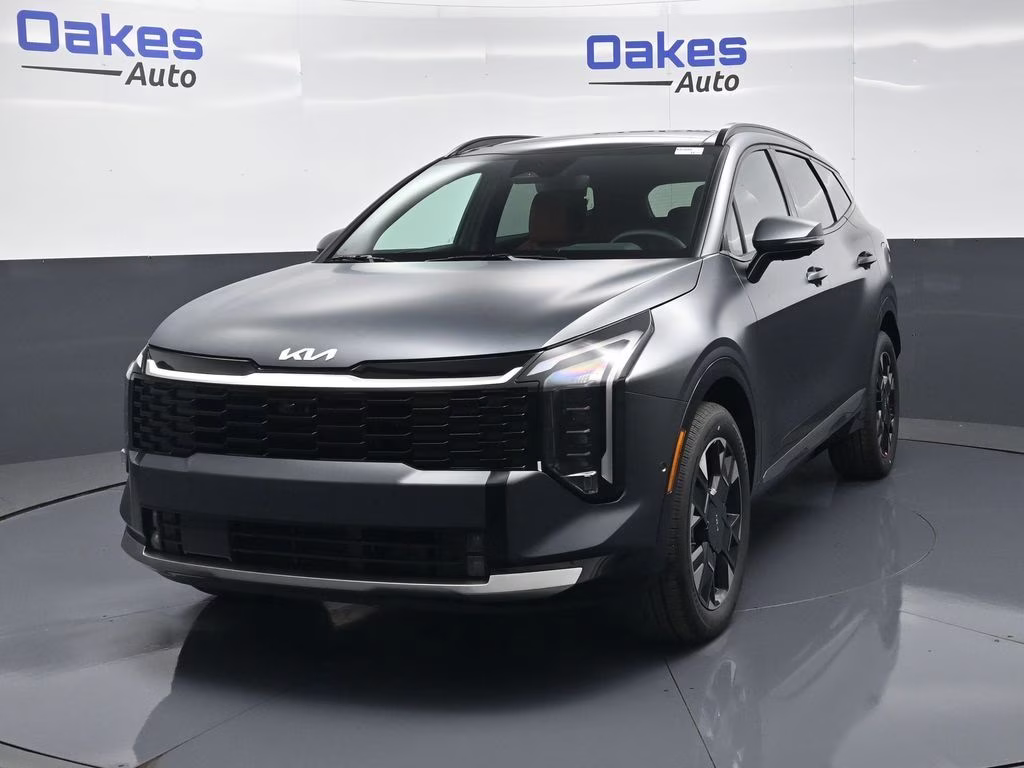 2026 Shadow Matte Gray Kia Sportage Hybrid SX-Prestige AWD SUV