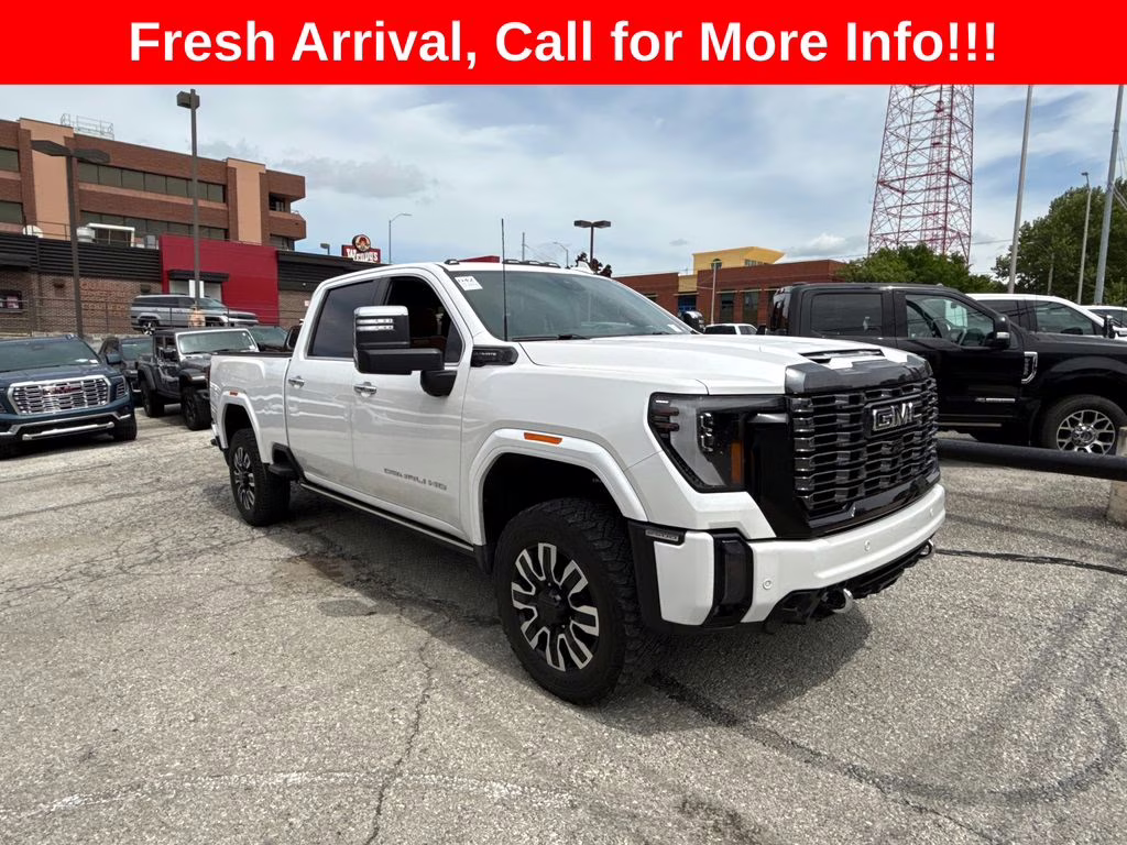 2024 White Frost Tricoat GMC Sierra 2500HD Denali Ultimate 4X4 Truck
