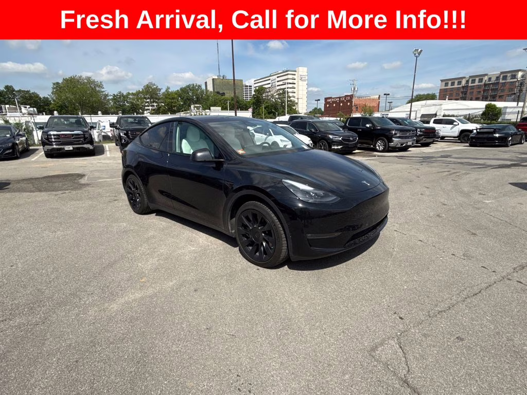 2021 Solid Black Tesla Model Y Long Range AWD SUV