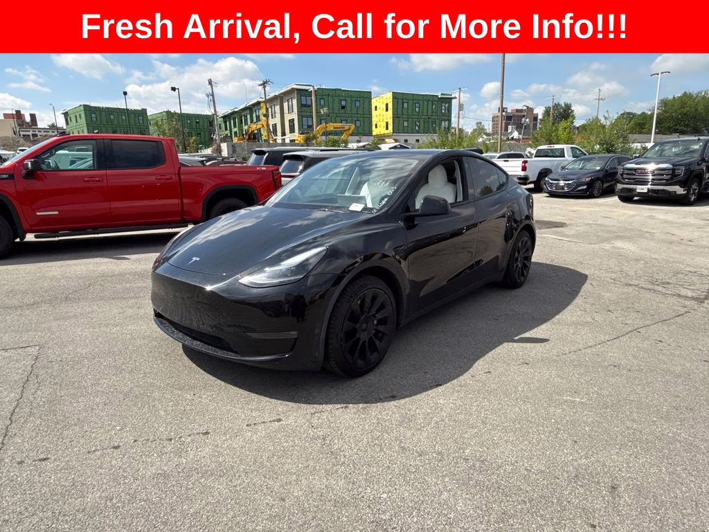 2021 Solid Black Tesla Model Y Long Range AWD SUV