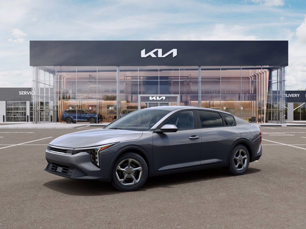 2026 Steel Gray Kia K4 LXS FWD Sedan