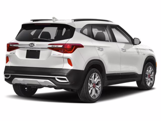 2021 Snow White Pearl Kia Seltos SX AWD SUV