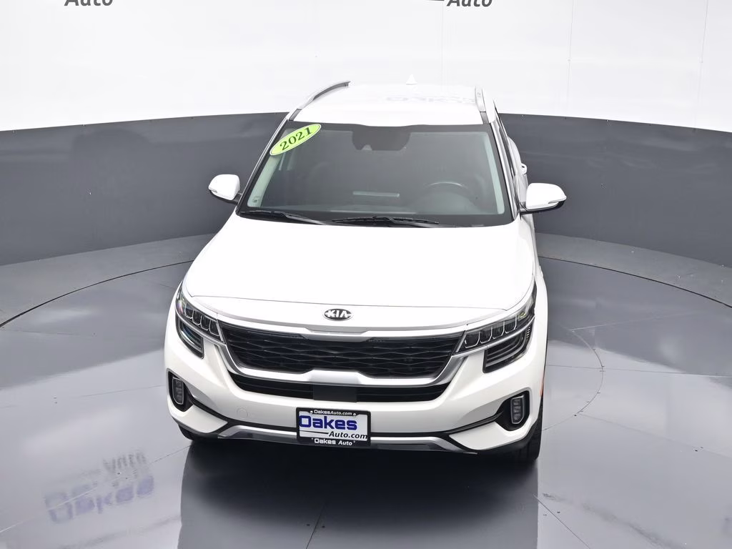 2021 Snow White Pearl Kia Seltos SX AWD SUV