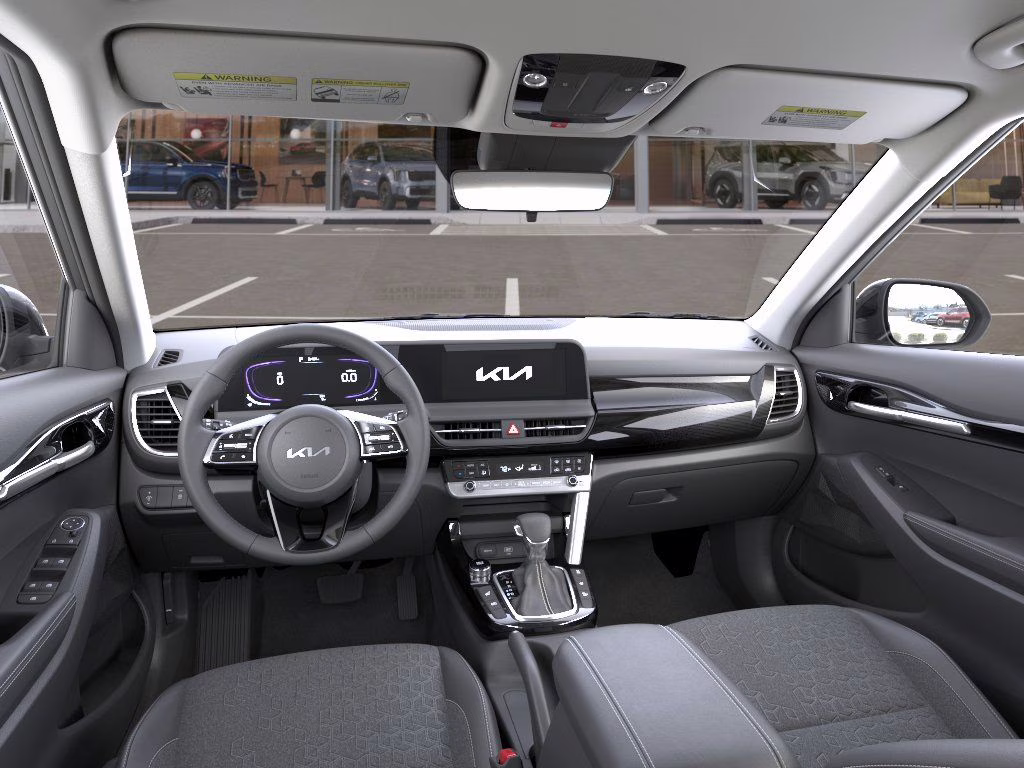 2026 Fusion Black Kia Seltos S AWD SUV