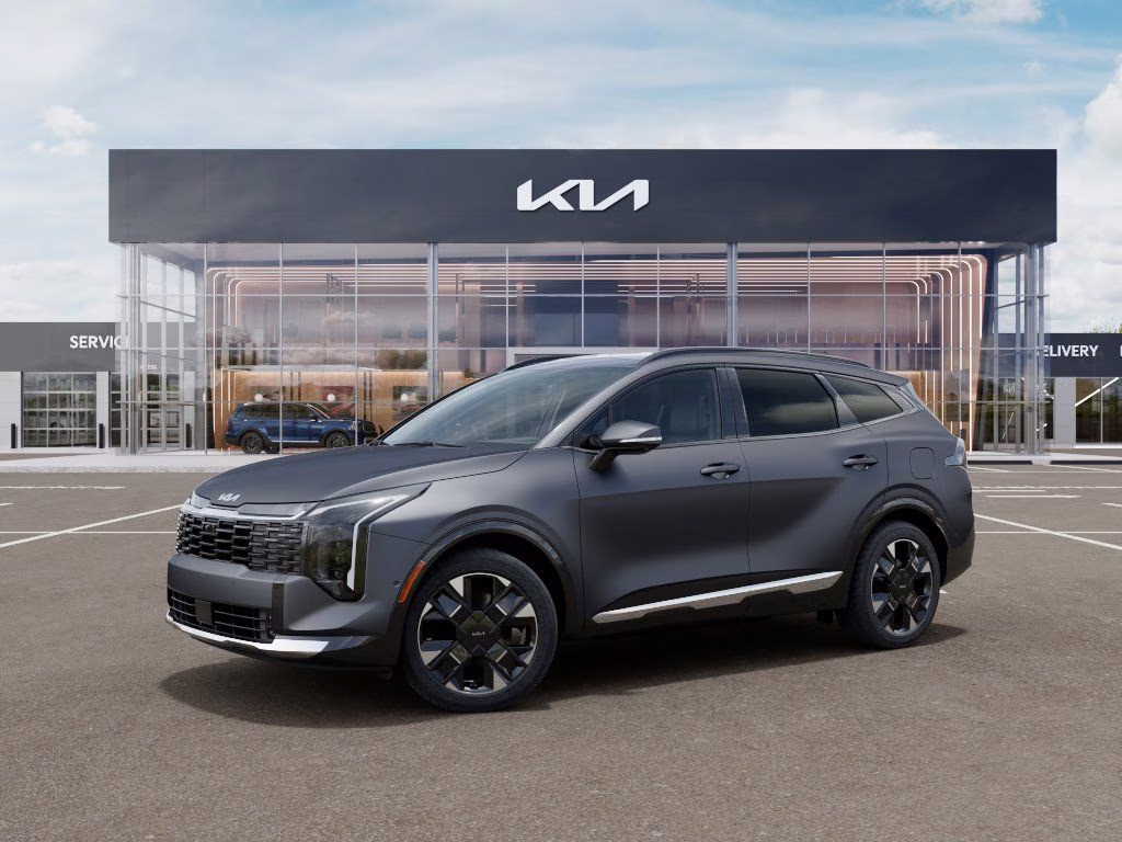 2026 Shadow Matte Gray Kia Sportage Hybrid SX-Prestige AWD SUV