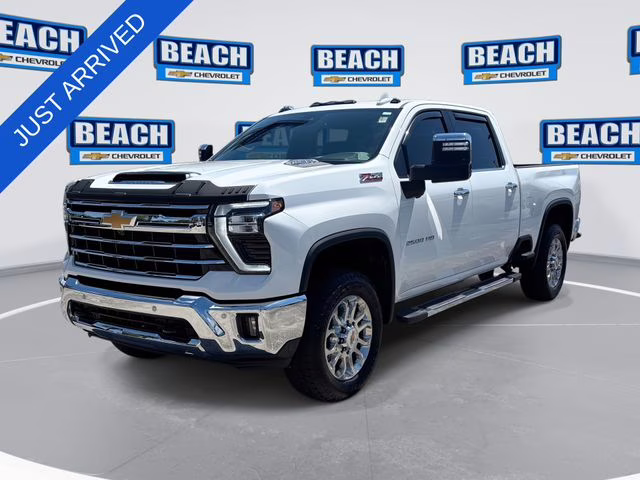 2025 Summit White Chevrolet Silverado 2500HD LTZ 4X4 Truck