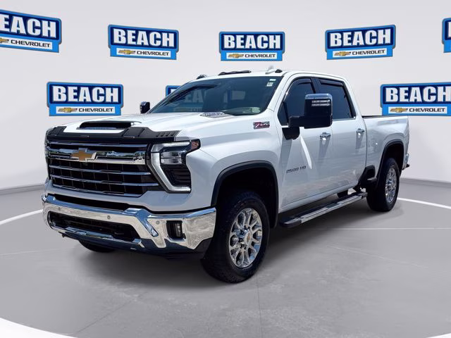 2025 Summit White Chevrolet Silverado 2500HD LTZ 4X4 Truck