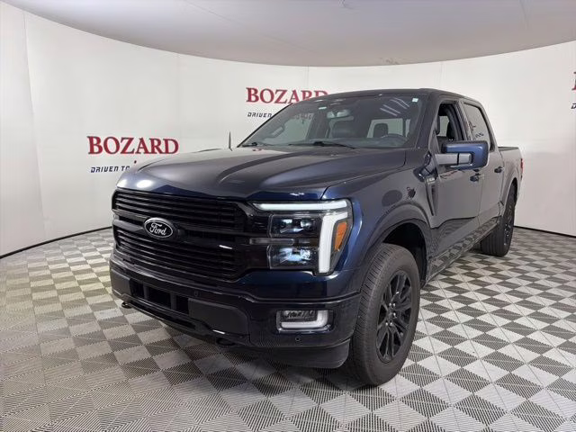 2024 Blue Metallic Ford F-150 Platinum 4X4 Truck