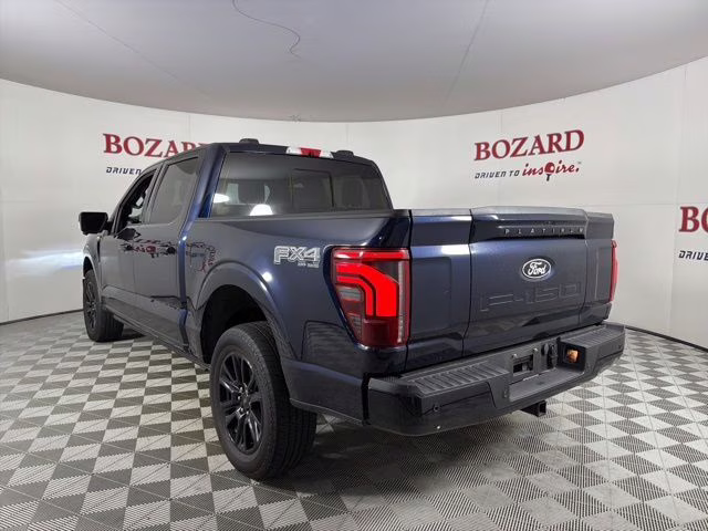 2024 Blue Metallic Ford F-150 Platinum 4X4 Truck