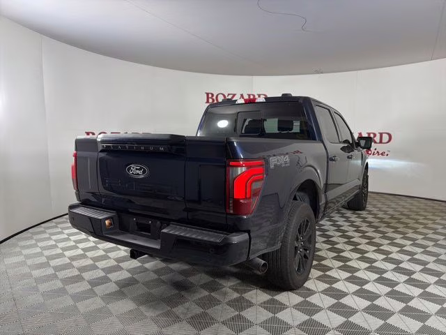 2024 Blue Metallic Ford F-150 Platinum 4X4 Truck