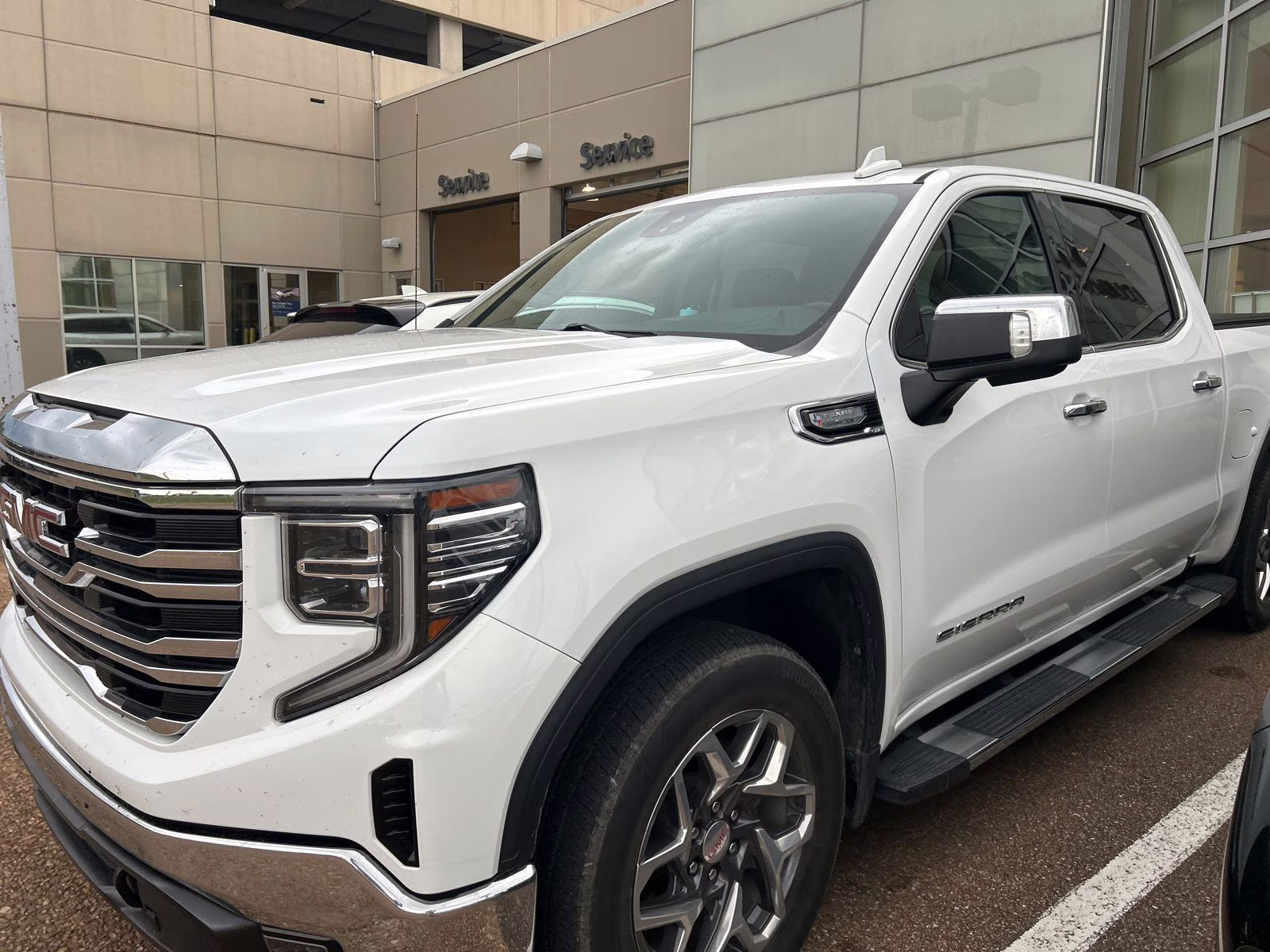 2023 Summit White GMC Sierra 1500 SLT RWD Truck