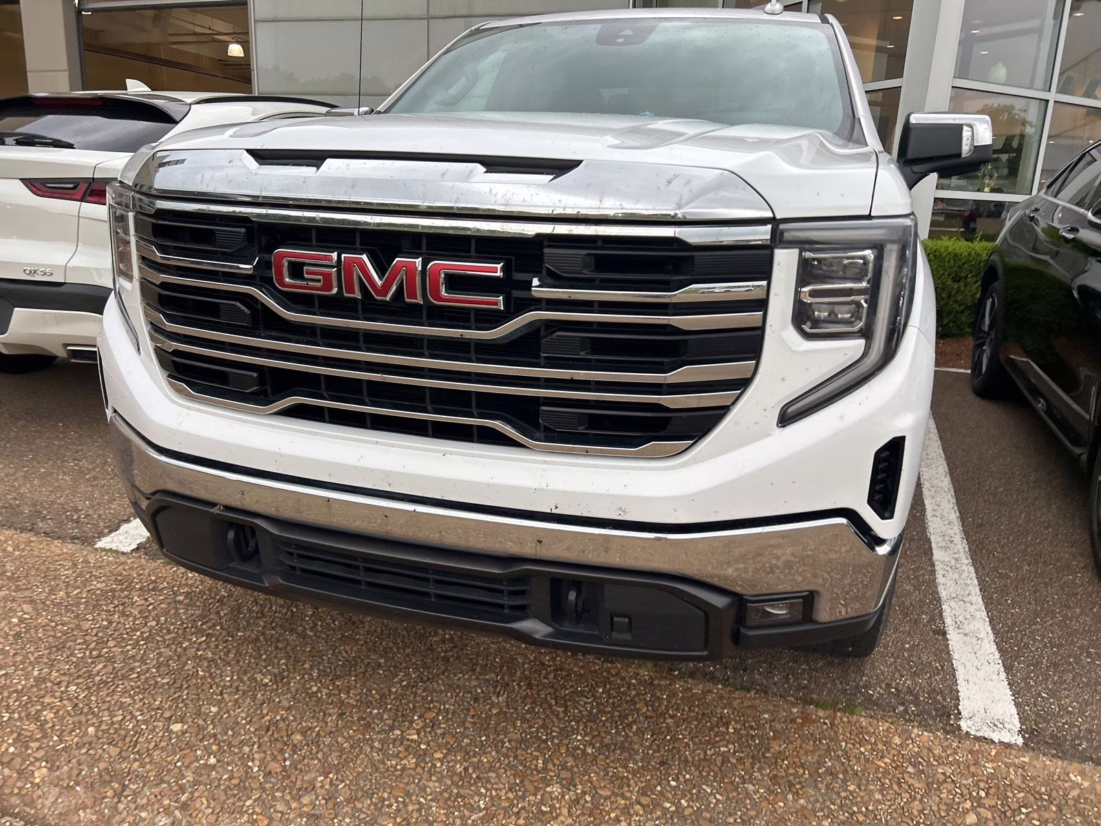 2023 Summit White GMC Sierra 1500 SLT RWD Truck