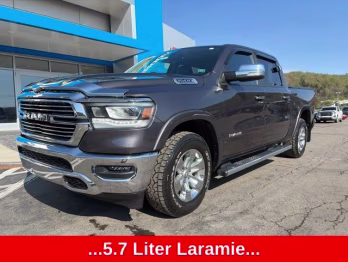2022 Crystal Metallic Ram 1500 Laramie 4X4 Truck