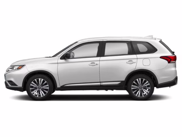 2020 White Mitsubishi Outlander SE 4X4 SUV