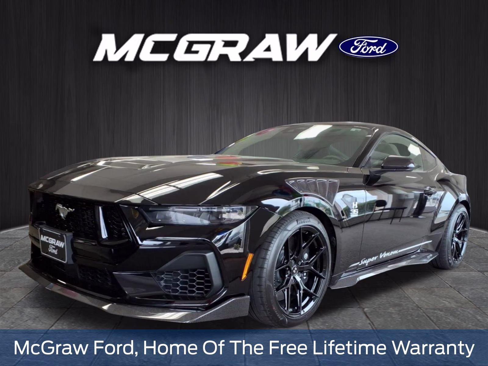 2026 Shadow Black Ford Mustang Hennessey RWD Coupe