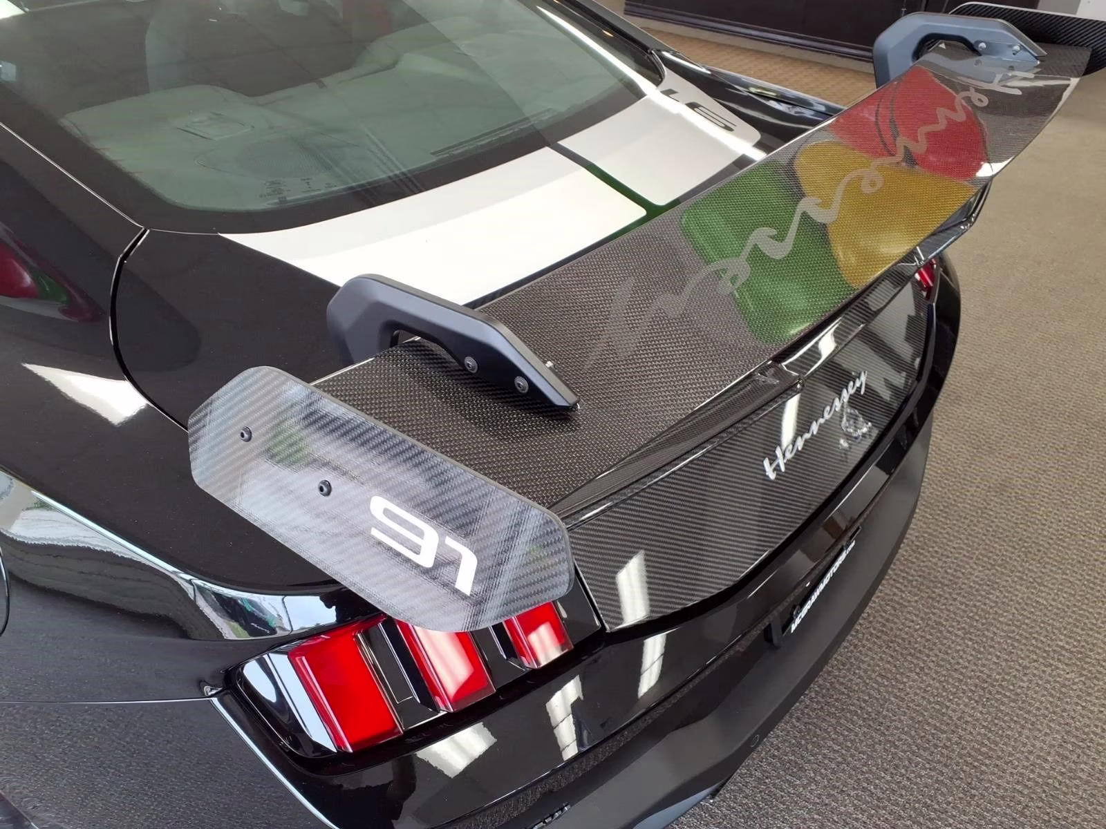 2026 Shadow Black Ford Mustang Hennessey RWD Coupe