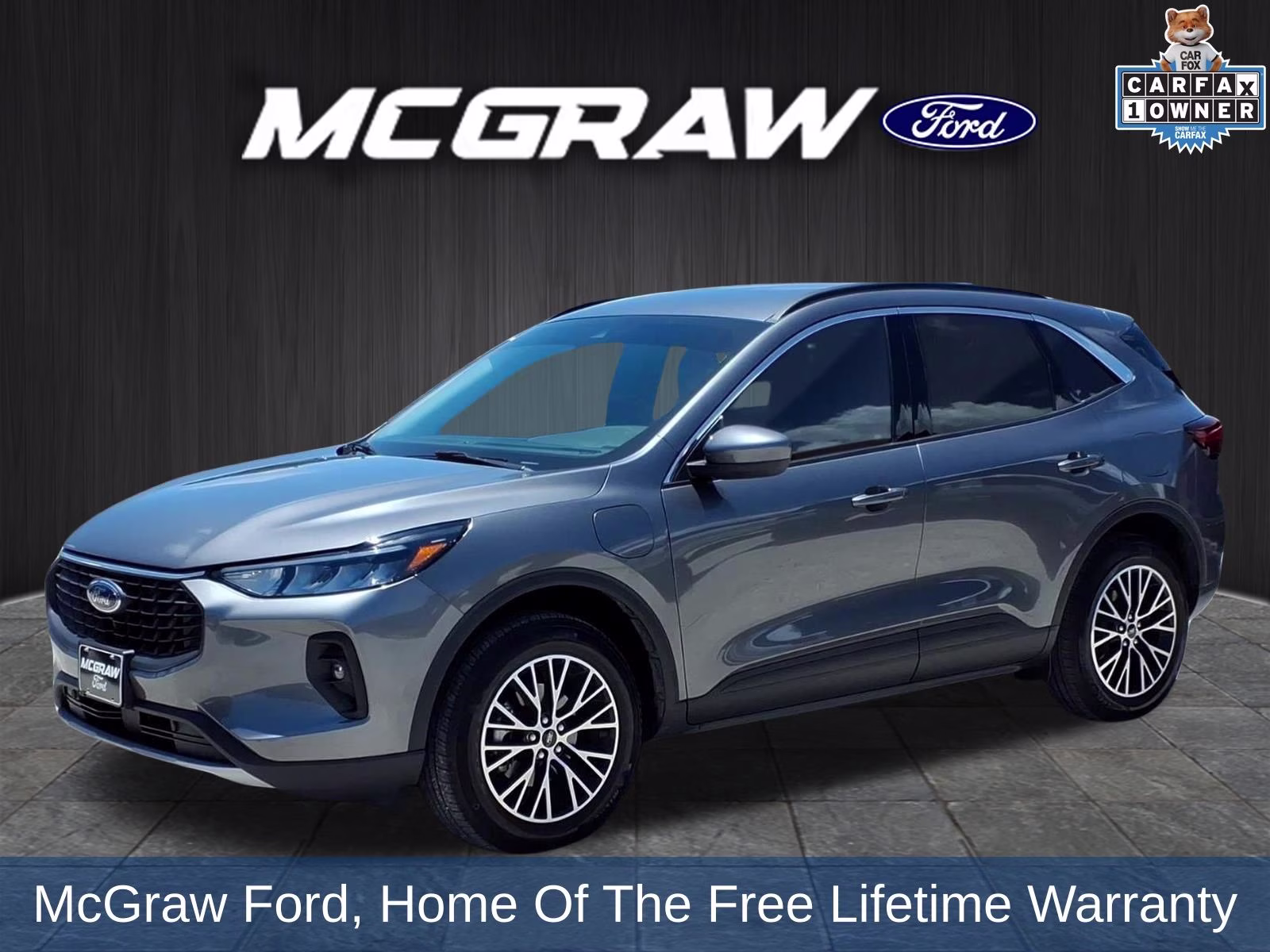 2024 Gray Metallic Ford Escape Plug-In Hybrid Base FWD SUV