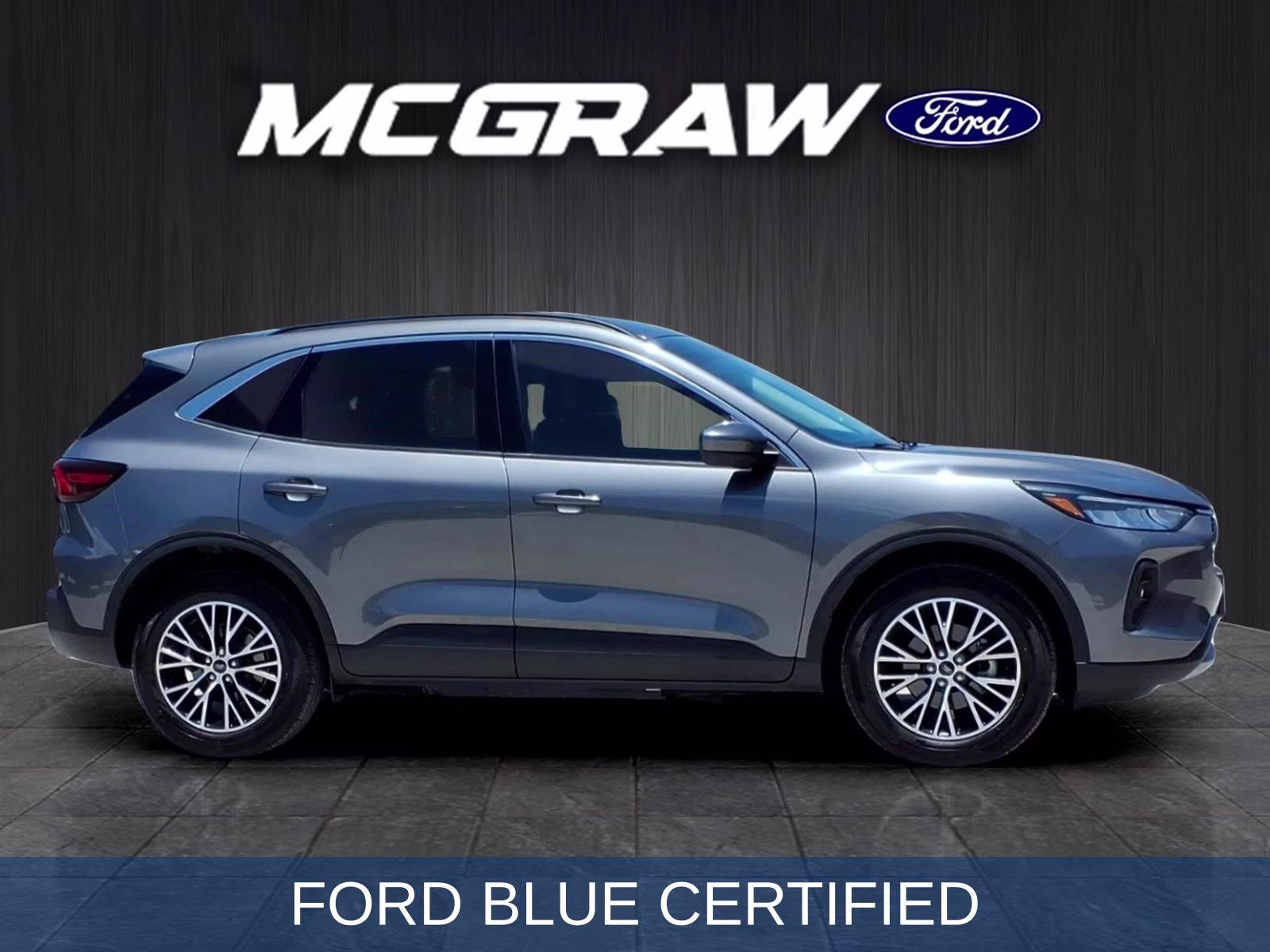2024 Gray Metallic Ford Escape Plug-In Hybrid Base FWD SUV