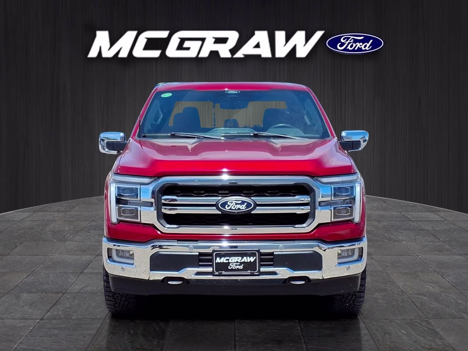 2024 Red Metallic Ford F-150 Lariat 4X4 Truck