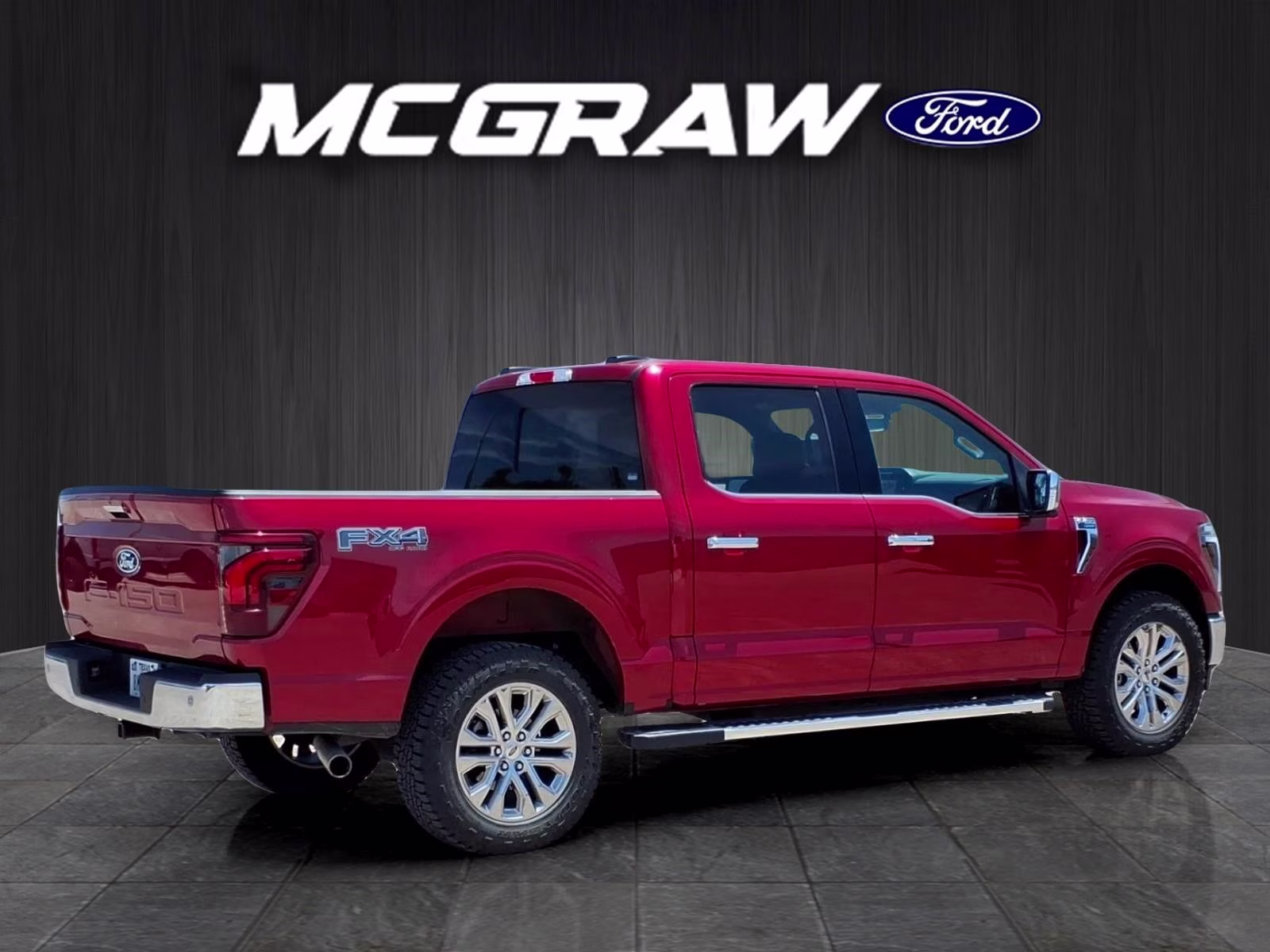 2024 Red Metallic Ford F-150 Lariat 4X4 Truck