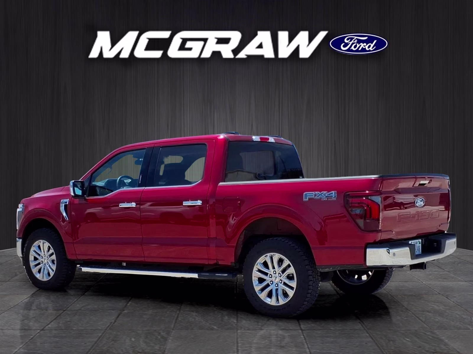 2024 Red Metallic Ford F-150 Lariat 4X4 Truck