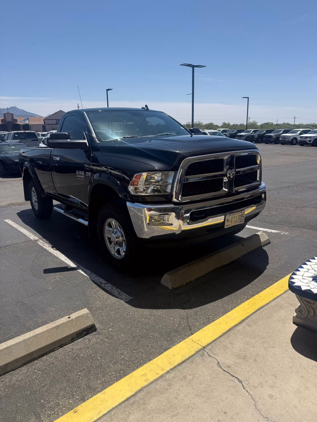2015 Brilliant Black Crystal Pearlcoat Ram 3500 SLT 4X4 Truck