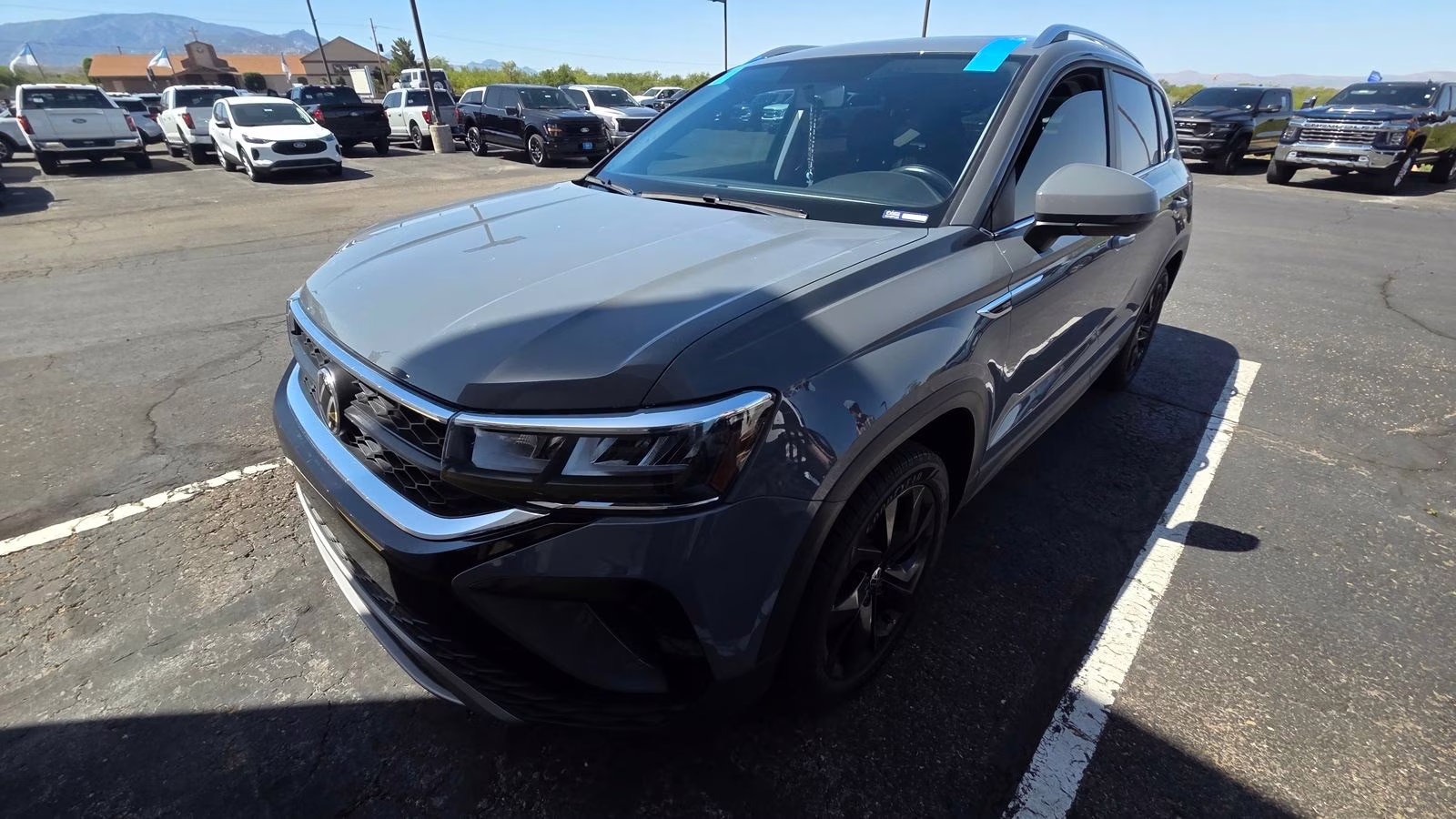 2022 Gray Volkswagen Taos 1.5T SE FWD SUV