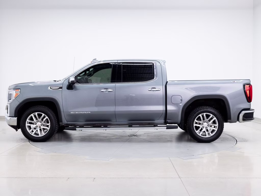2021 Satin Steel Metallic GMC Sierra 1500 SLT 4X4 Truck