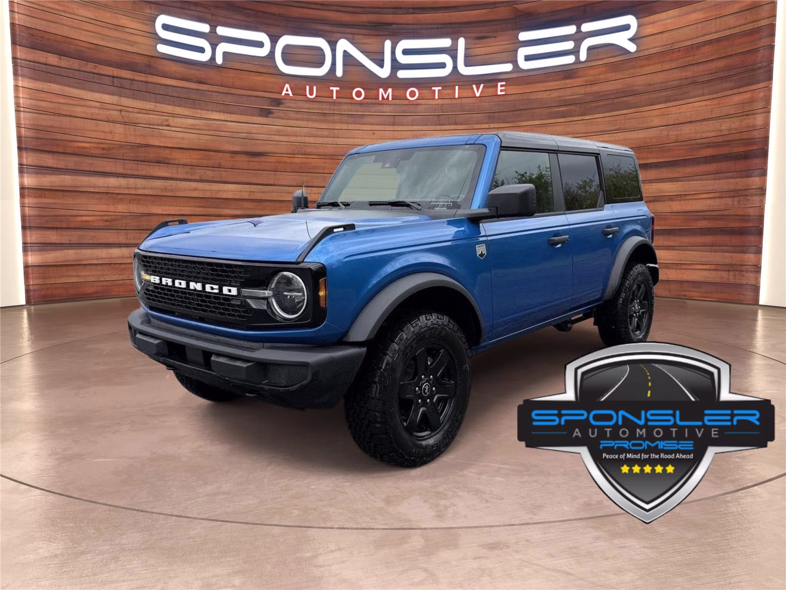 2025 Velocity Blue Metallic Ford Bronco Big Bend 4X4 SUV