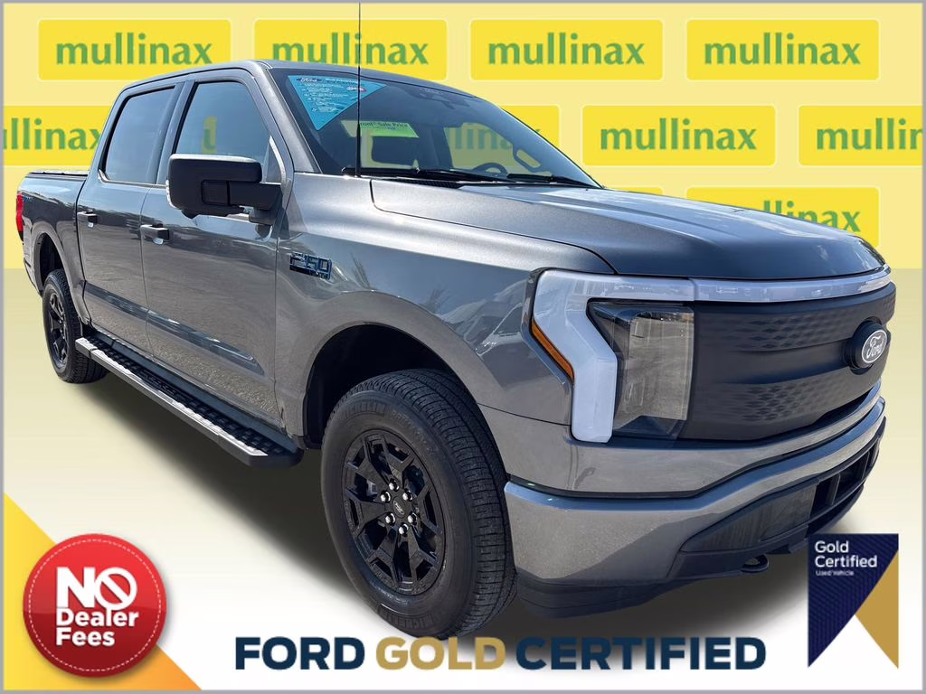 2025 Carbonized Gray Metallic Ford F-150 Lightning XLT AWD Truck
