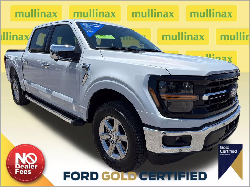 2025 Space White Metallic Ford F-150 XLT 4X4 Truck