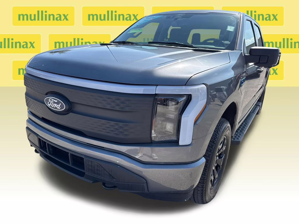 2025 Carbonized Gray Metallic Ford F-150 Lightning XLT AWD Truck