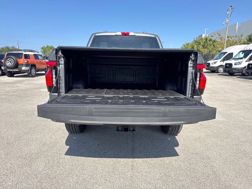 2025 Carbonized Gray Metallic Ford F-150 Lightning XLT AWD Truck