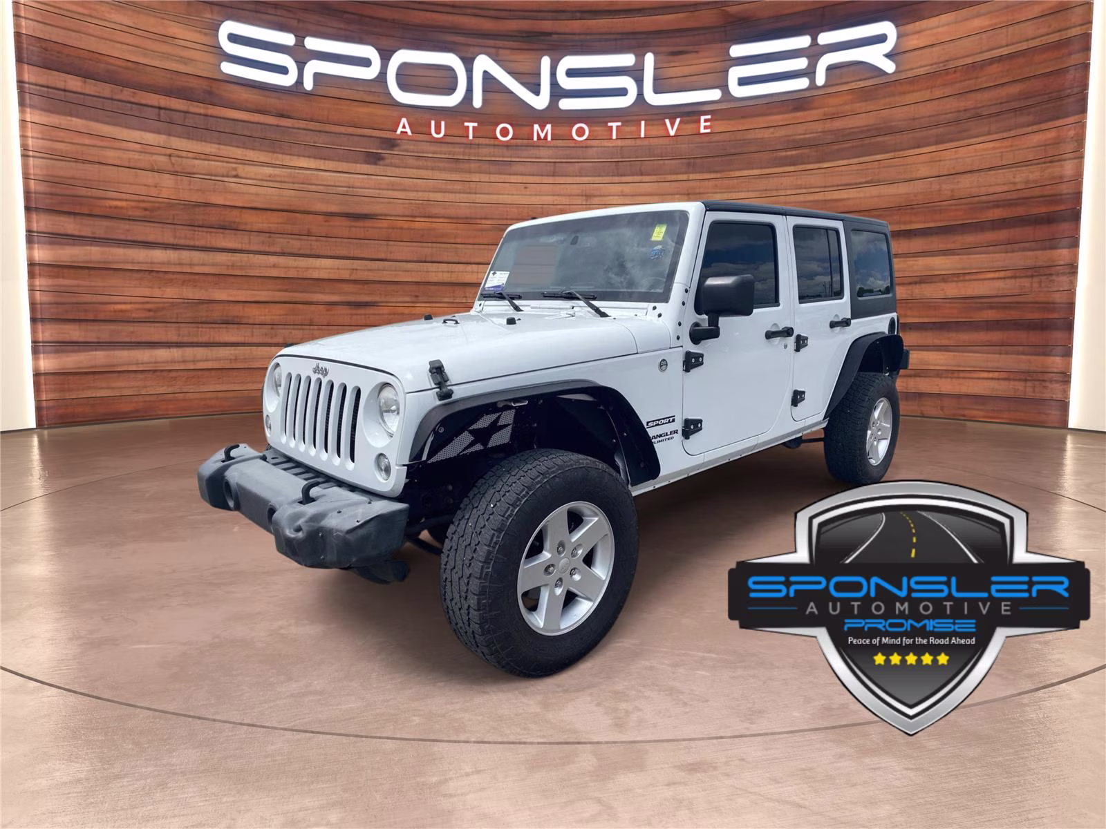 2015 Bright White Clearcoat Jeep Wrangler Sport 4X4 SUV