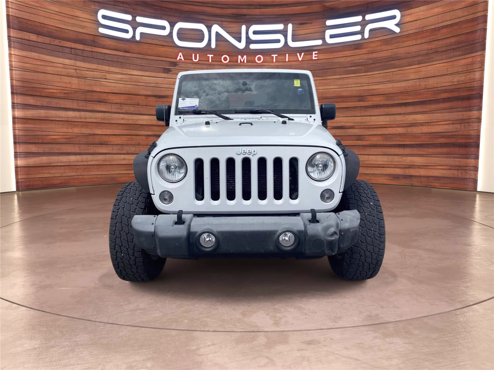 2015 Bright White Clearcoat Jeep Wrangler Sport 4X4 SUV
