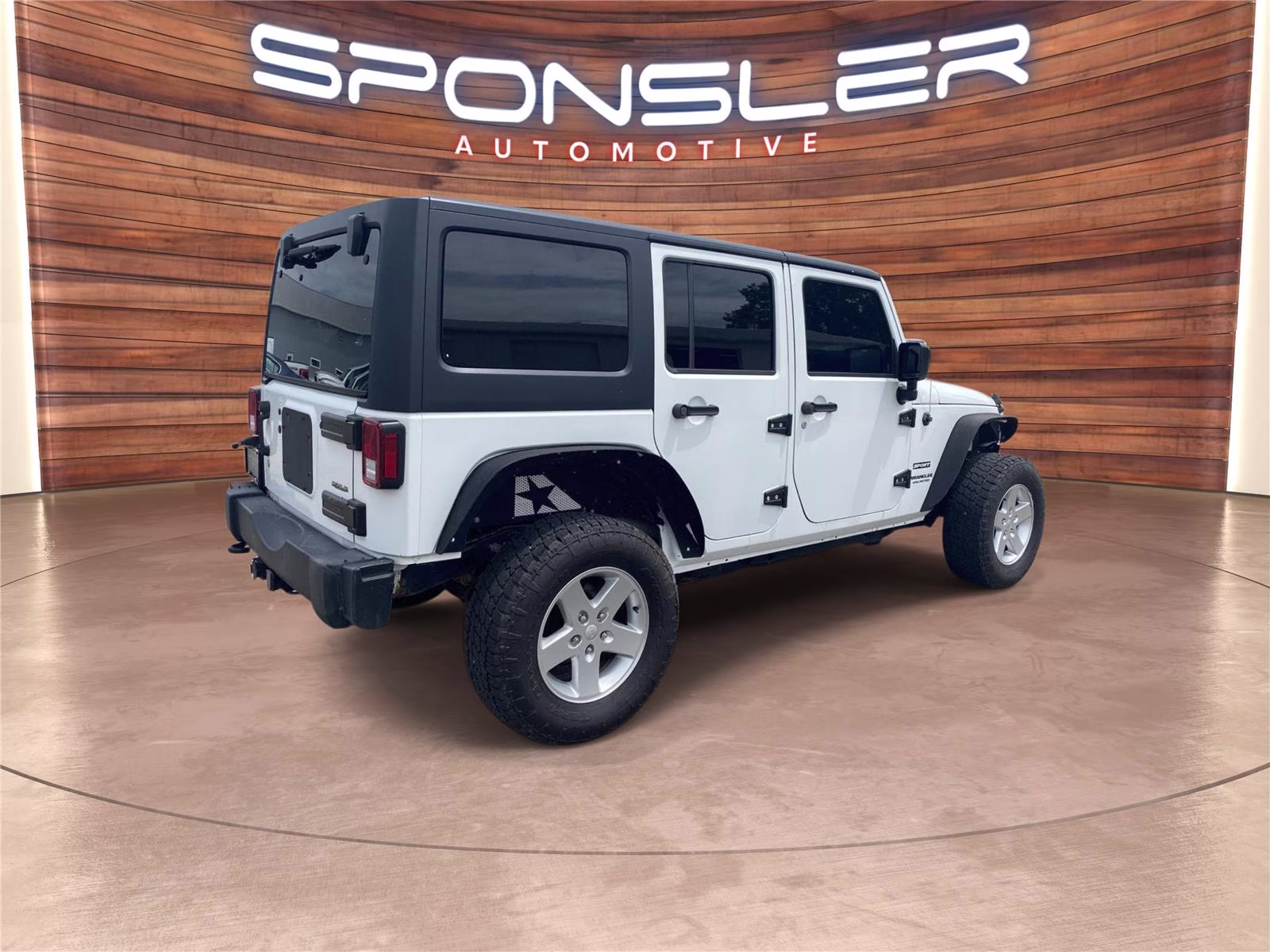 2015 Bright White Clearcoat Jeep Wrangler Sport 4X4 SUV